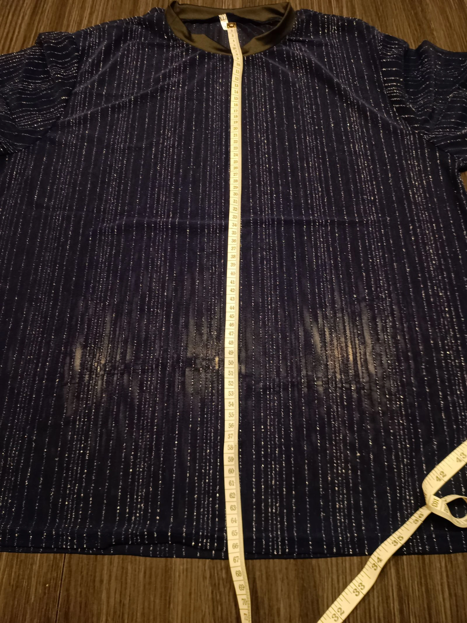 Herentransparant blauw T-shirt – photo 10
